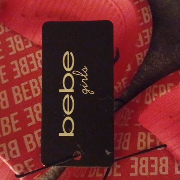 NWT BEBE PINK SLIDES FOR GIRLS SIZE 2/3 - Picture 6 of 7